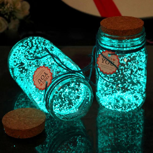 Glow in the dark 10g Luminous Party DIY Bright Paint Star Wishing Bottle Fluorescent Particles brinquedos toys