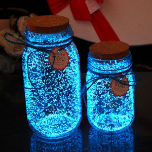 Glow in the dark 10g Luminous Party DIY Bright Paint Star Wishing Bottle Fluorescent Particles brinquedos toys